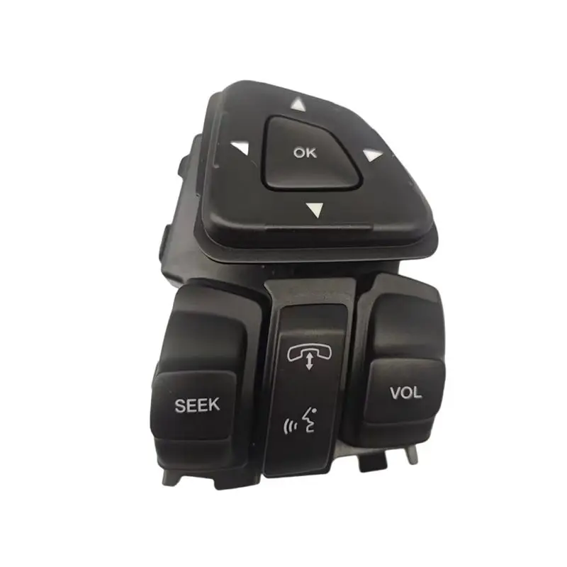 

Strict Car Steering Wheel Cruise Control Switch Multifunction Buttons BT4T-9E740-CFW For Ford Edge Explorer 2012 2013 2014 2015