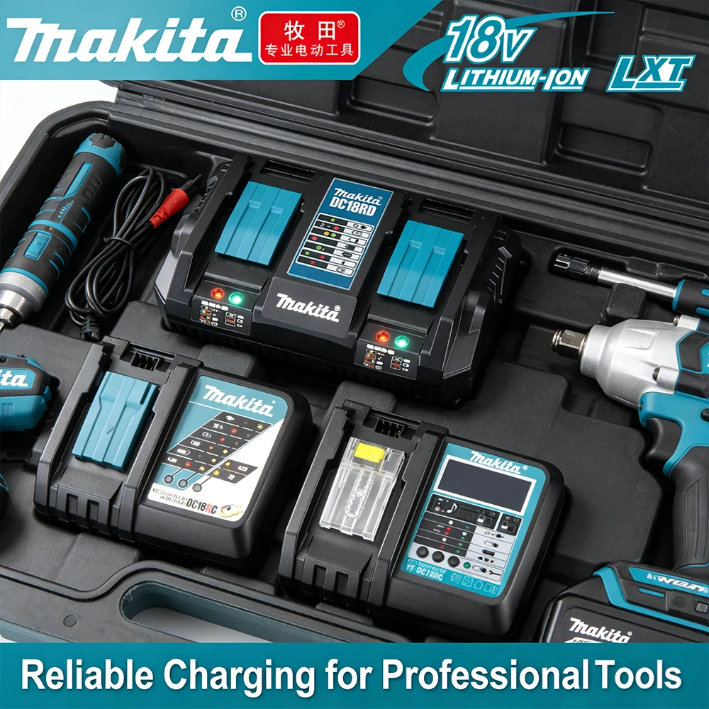El Compañero Definitivo para su Arsenal Makita: el Cargador Rápido DC18RC Mantiene a Más de 100 Herramientas Funcionando sin Interrupciones Durante Todo el Día