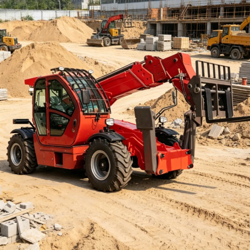 Customized Telescopic Handler for Sale Giant Telescopic Handler for Sale Mini 1 Ton 2 Ton 3 Ton Mobile Telescopic Crane