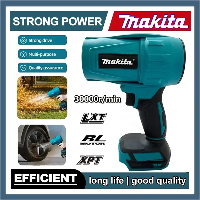 

Makita 30000RPM Violent Blower Turbo Jet Fan 18VElectric Air Duster Wind Speed Turbo Rechargeable WithLight Car Cleanin Tool