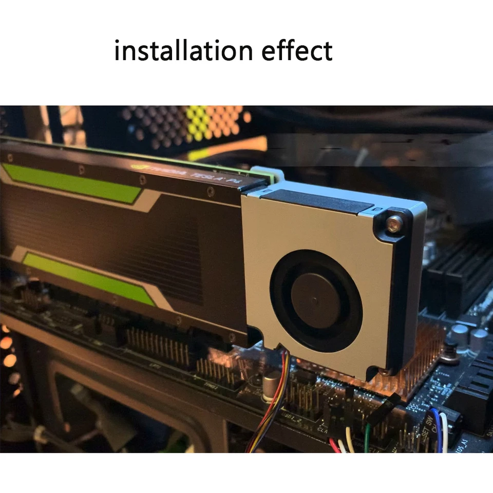 GPU Turbo Cooling Fan for NVIDIA Tesla P4 M4 T4 A2