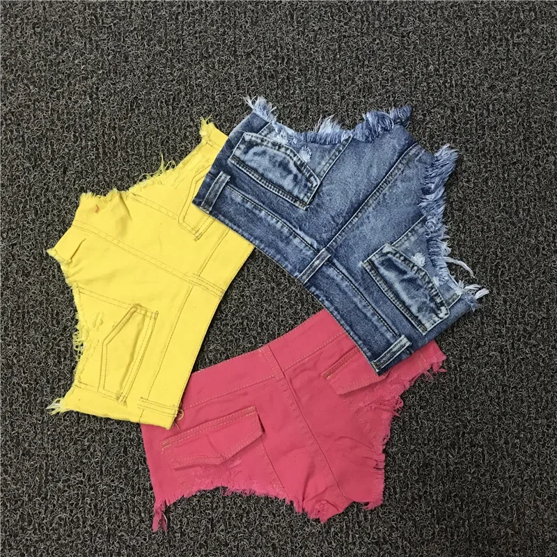 Sexy Women Tassel Low Rise Waist Hot Short Sexy Denim Booty Sexy Jeans Shorts Vintage Cute Micro Mini Short Club Wear Fashion