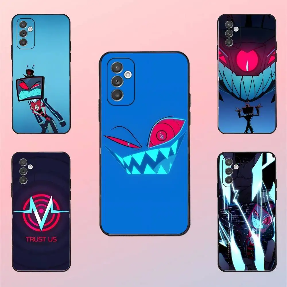 

VOX Trust Us H-HazbinS Case For Samsung S23,S25,S20,S10,S9,S21,S24,S22,Ultra,FE,Plus,Lite,Soft Silicone Black