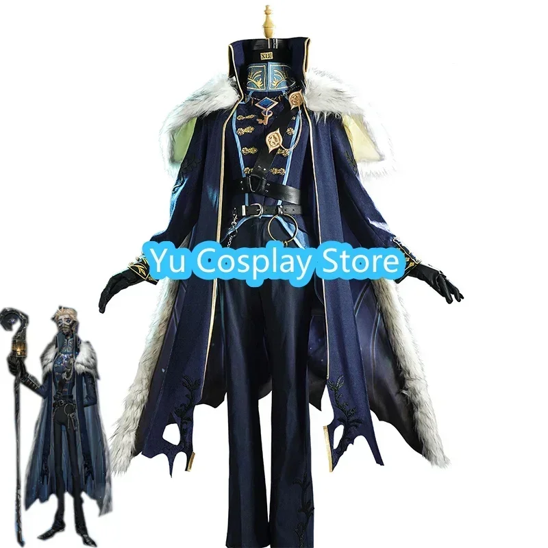 Game Identity V Prison Warden Hermit Alva Lorenz Cosplay Costume Fancy Party Suit Halloween Carnival Uniforms Custom Made