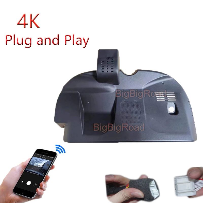 4K Plug And Play For Lincoln Corsair 2020 Car Wifi DVR Video Recorder Dash Cam Camera FHD 2160P