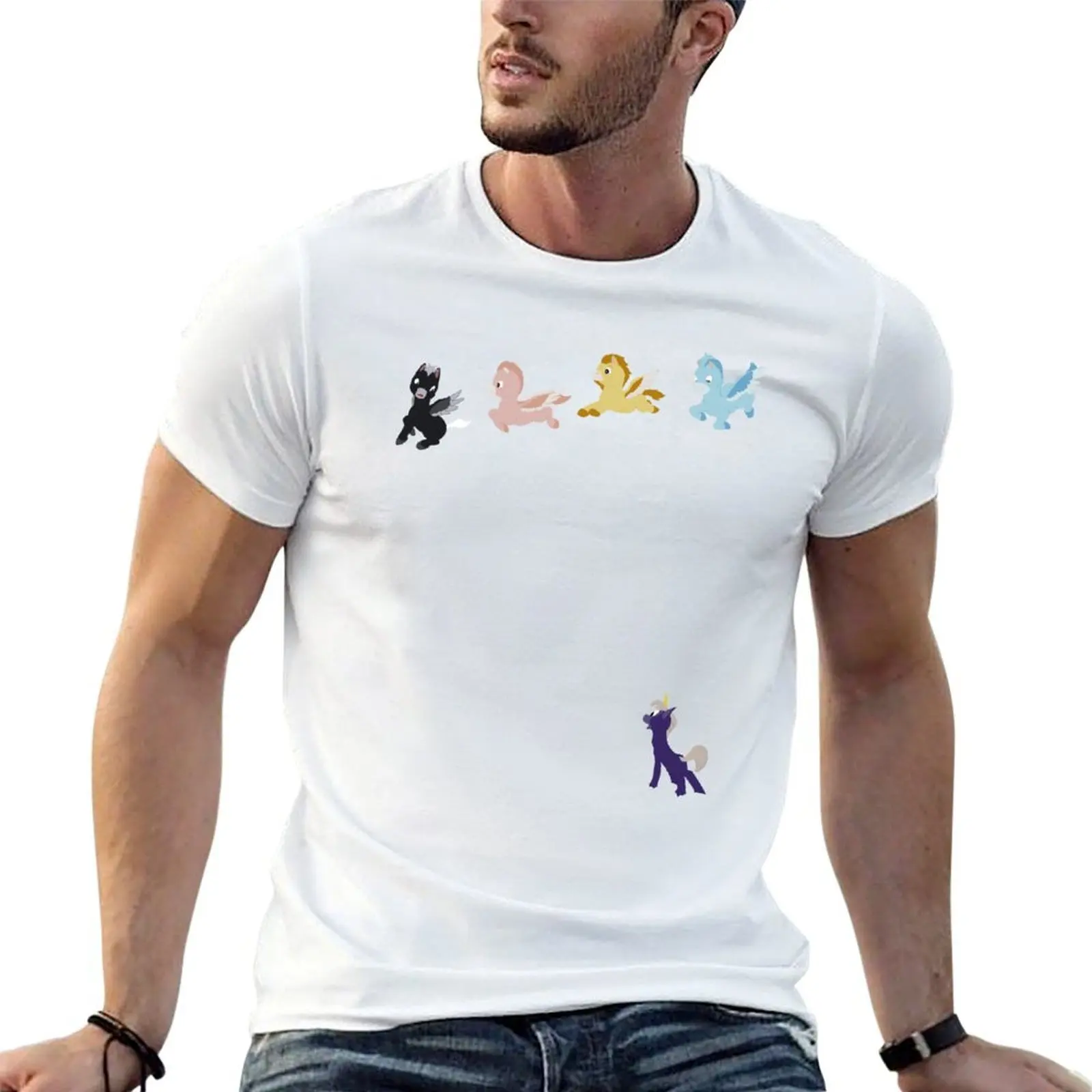 

Babies Pegasus fantasia T-Shirt man t shirt heavy cotton printed t shirts for man t shirts with prints T-shirt