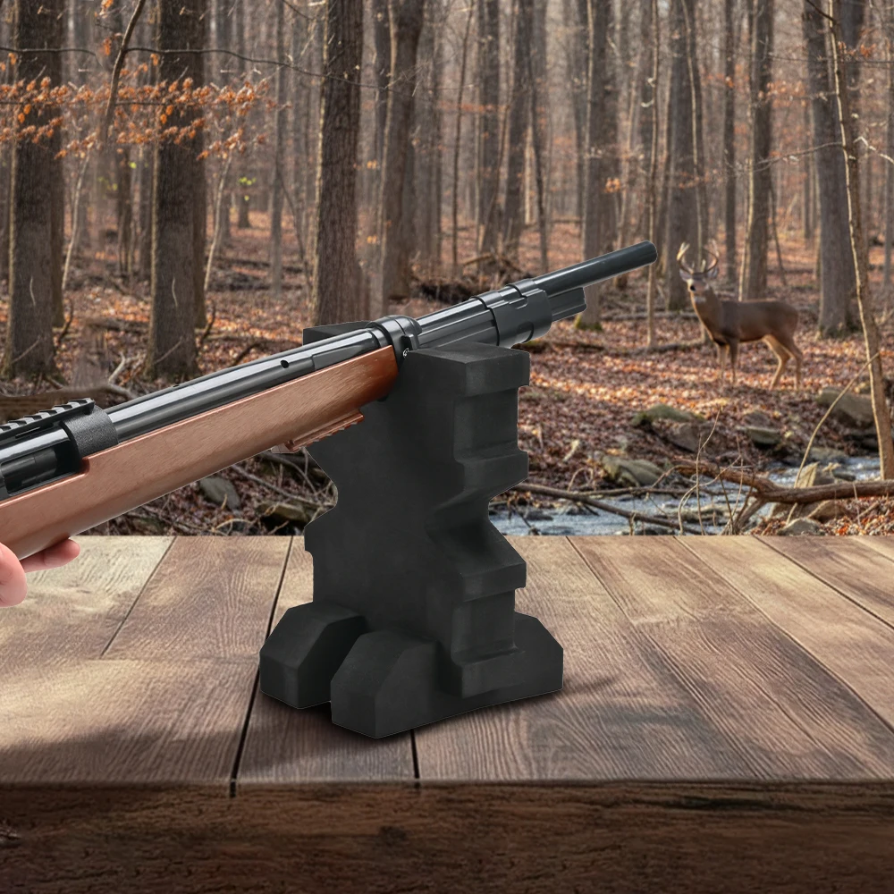 Soporte rifle con base espuma para banco tiro - imagen 4