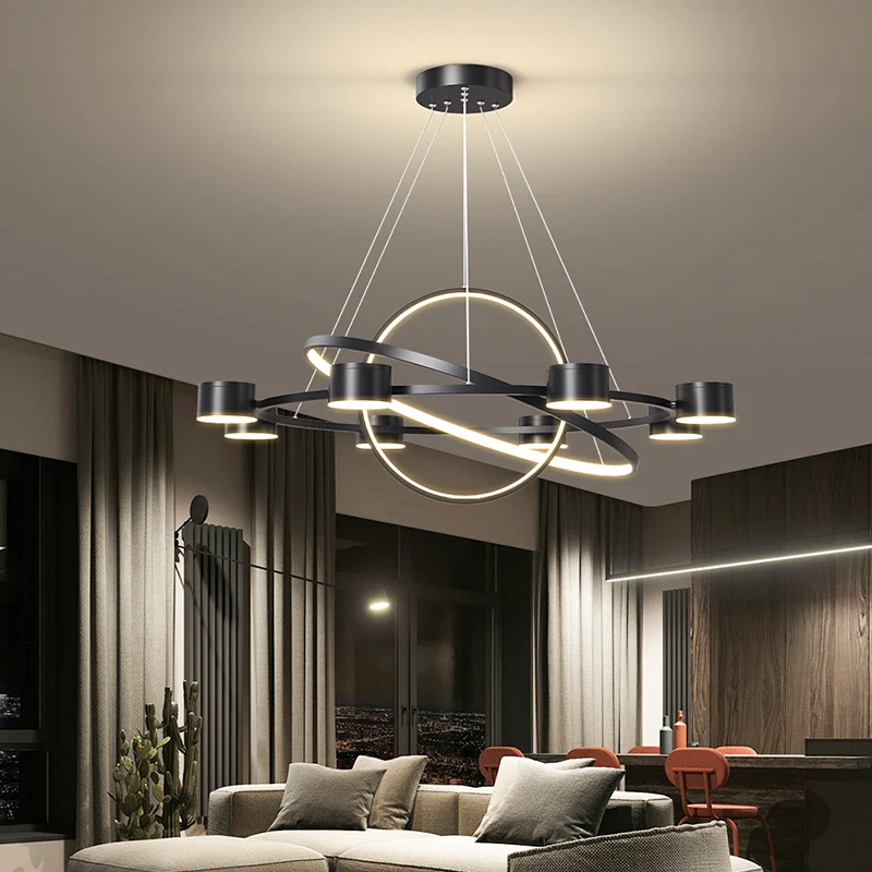 

Modern Led Pendant Light for Dining Living Room Center Table Kitchen Bedroom Decor Hanging Lamp Fixture