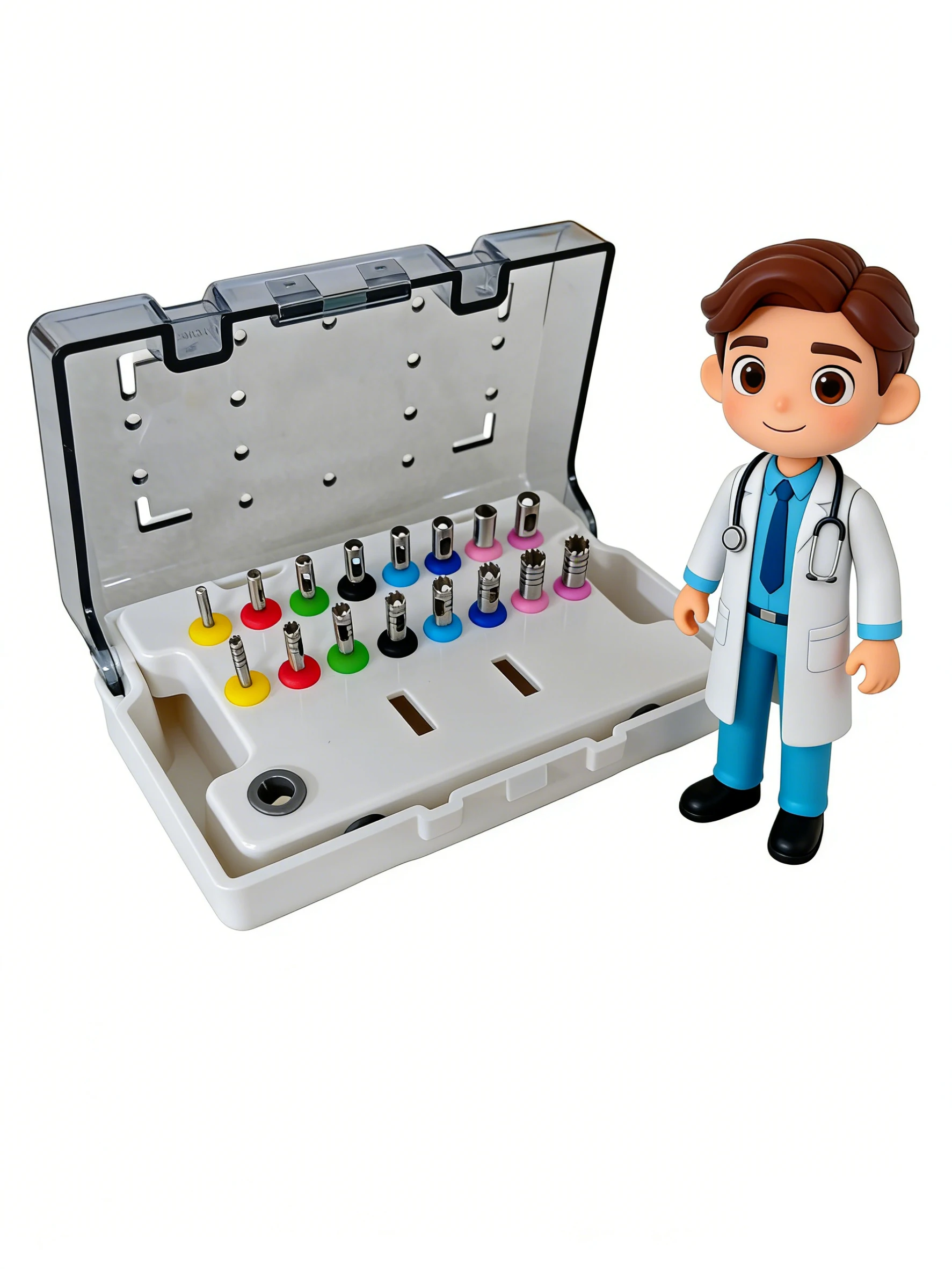 

16pcs/box Dental Implant Bone Trephine Drill Bur Stainless Steel Gingival Ring Cutter Dentistry Tooth Root Planting Remove Tools