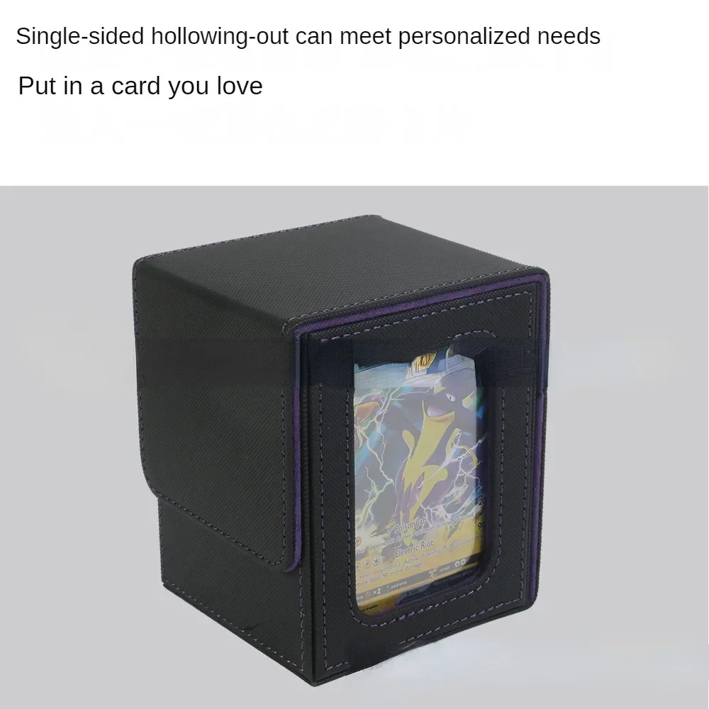 100+ تحميل بطاقة التداول صندوق سطح السفينة مع 2 فواصل بطاقة الألعاب صندوق تخزين بو المغناطيس بطاقة رياضية سطح السفينة حامل