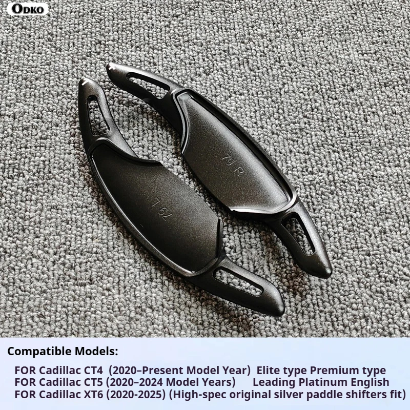 

For Cadillac CT5 2020-2024 Model Years Car Accessories Aluminum Alloy Car Steering Wheel Gear Shiters Paddle Shift Extension