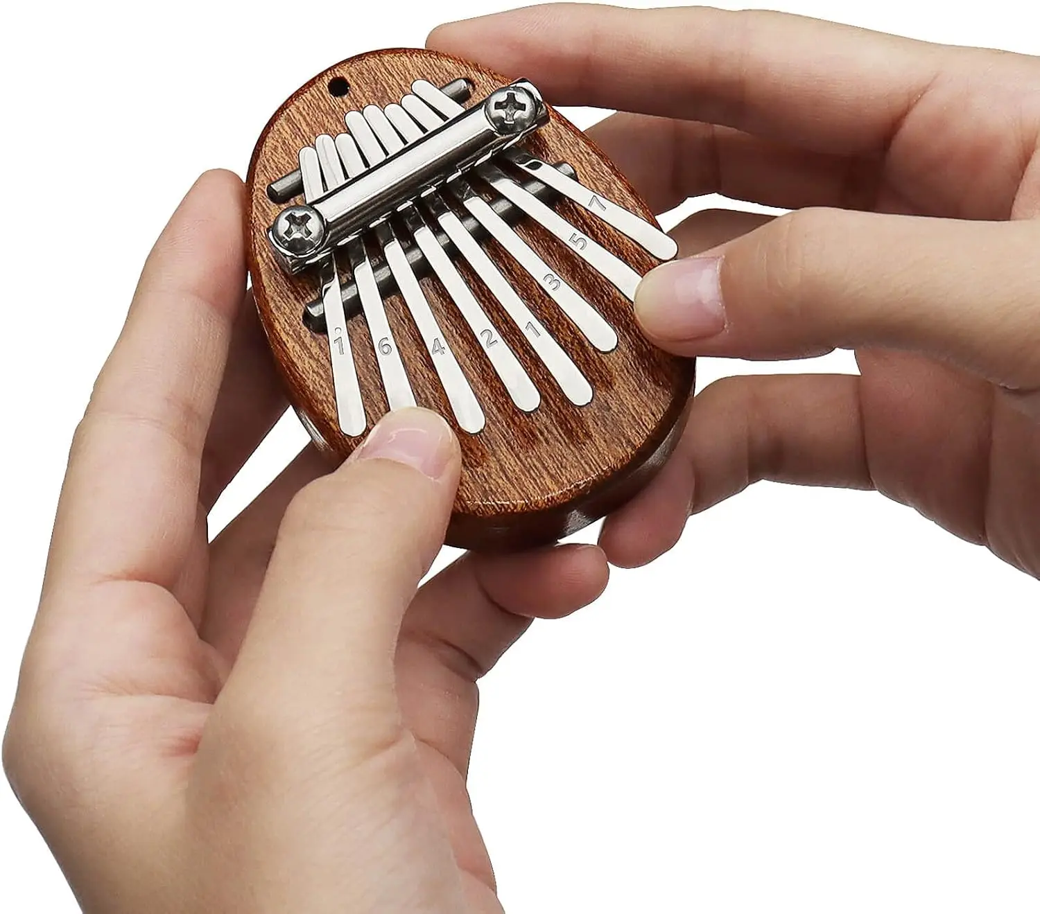 Pianoforte a pollice con dito squisito Kalimba a 8 tasti: strumento musicale Marimba di qualità Superdan