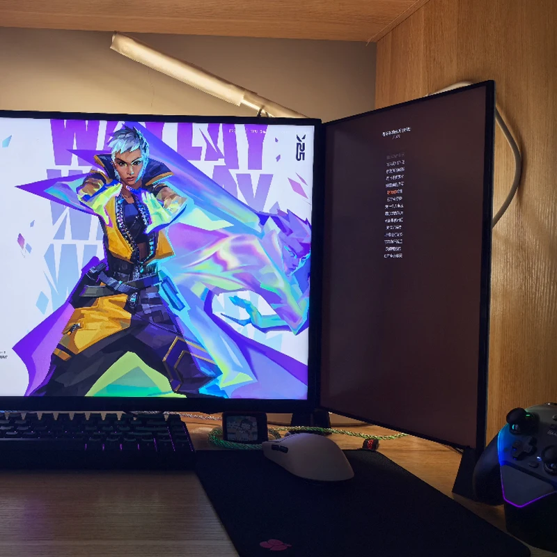 شاشة محمولة 2K مقاس 17.3 بوصة 2560x1440P IPS شاشة للألعاب والسفر والكمبيوتر المحمول وحدة تحكم ألعاب الهاتف سطح البخار PS4/5