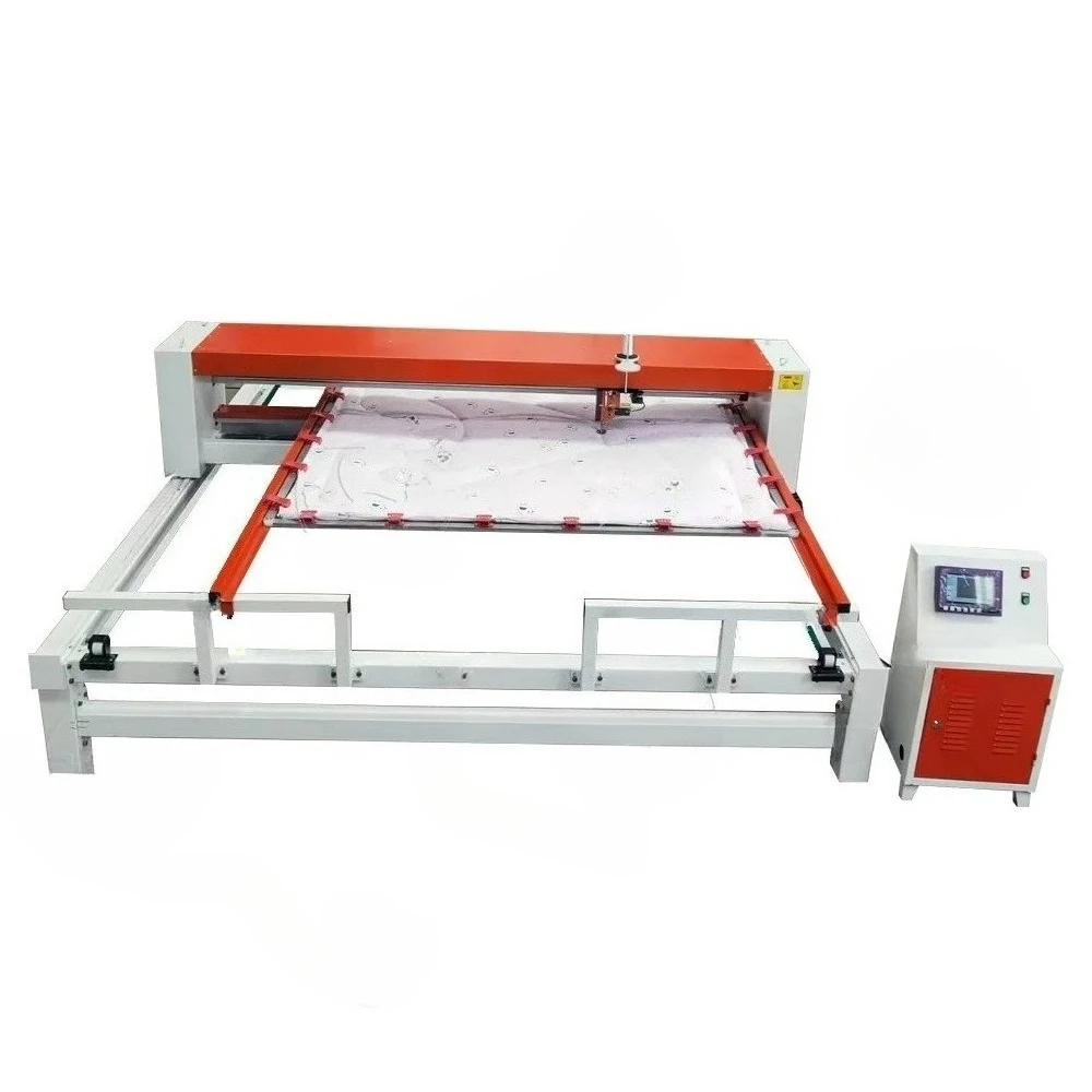 Long Arm Single Needle One Head Quilting Machine Bedcover Quilt Sewing Mattress Quilting Making Machine