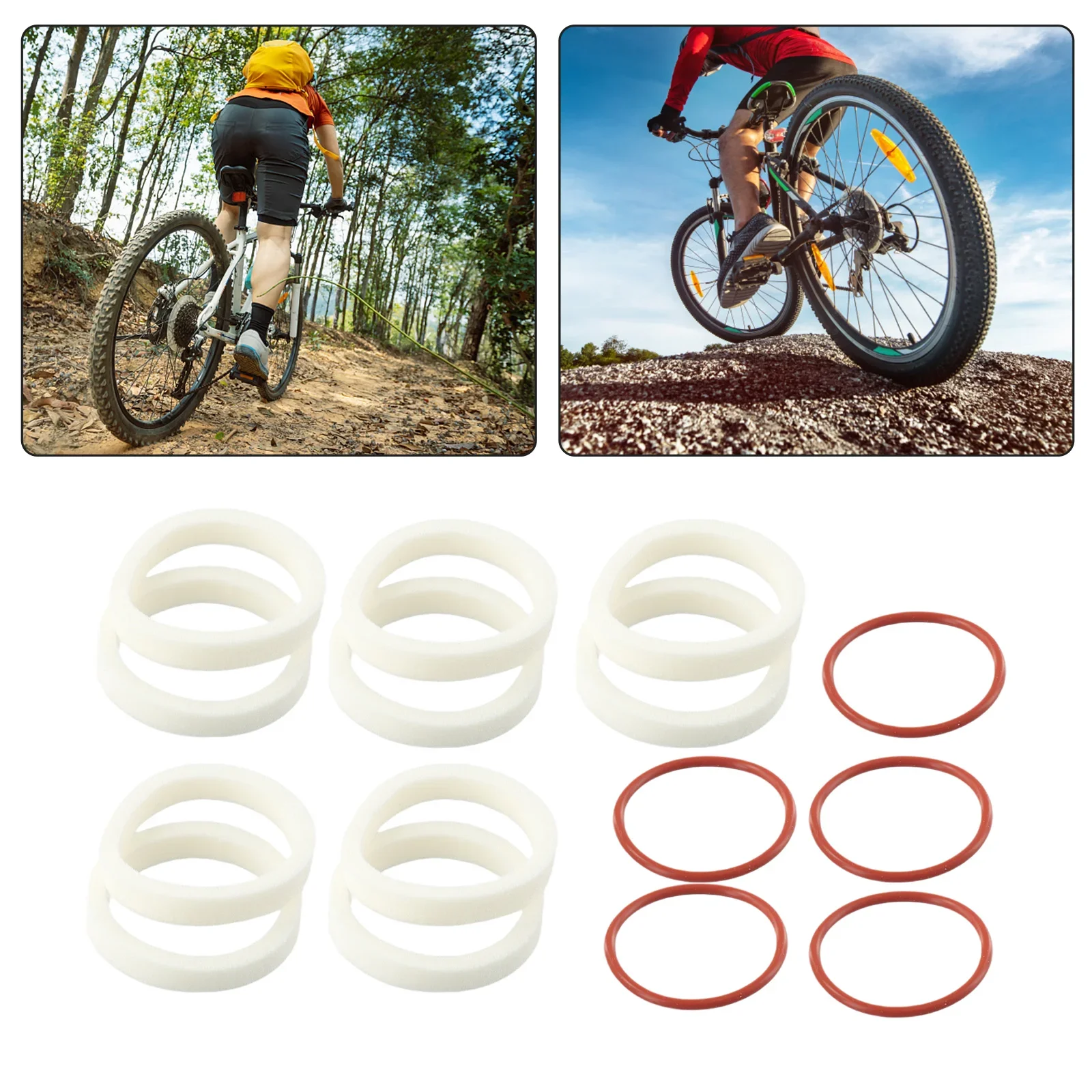 Sealed Foam Front Fork Foam Ring Sponge Ring 10pcs Imported Sponge Sealed Foam Rings Fork Foam Ring Front Fork