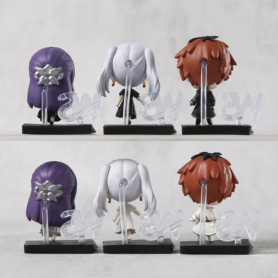 Frieren Beyond Journey's End Gashapon Shirokuro Capsule Q Figures PVC Model Toys Anime Dolls 6pcs/set