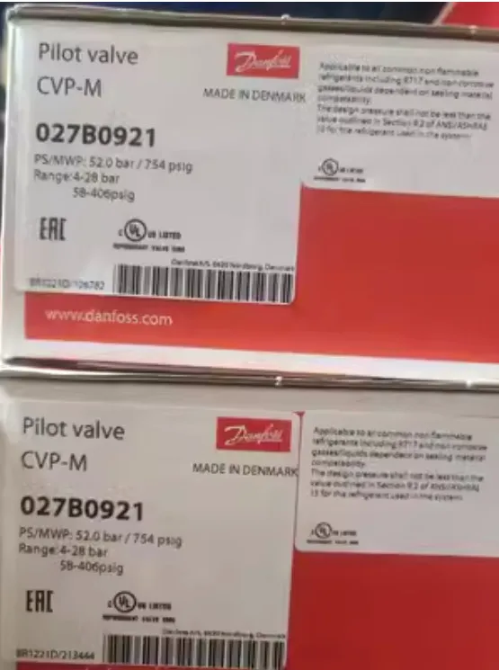 

danfoss Pilot valve, CVP-M, Constant-pressure pilot valve 027B0921