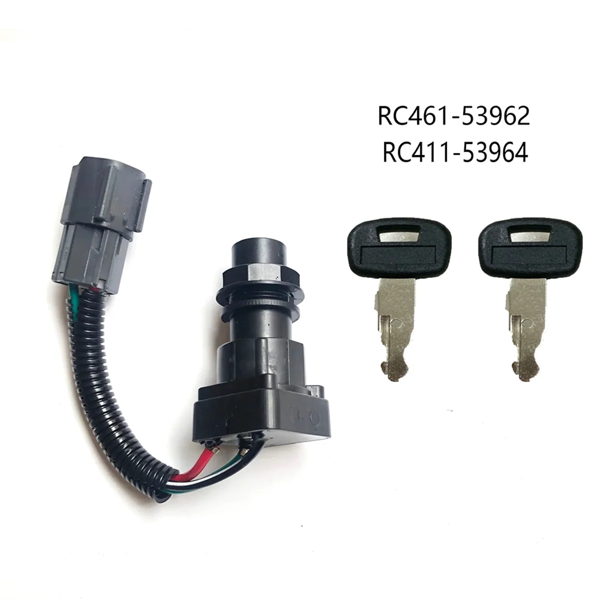 RC461-53962 for Kubota Excavator Ignition Solenoid Valve Ignition Switch with Key RC411-53964