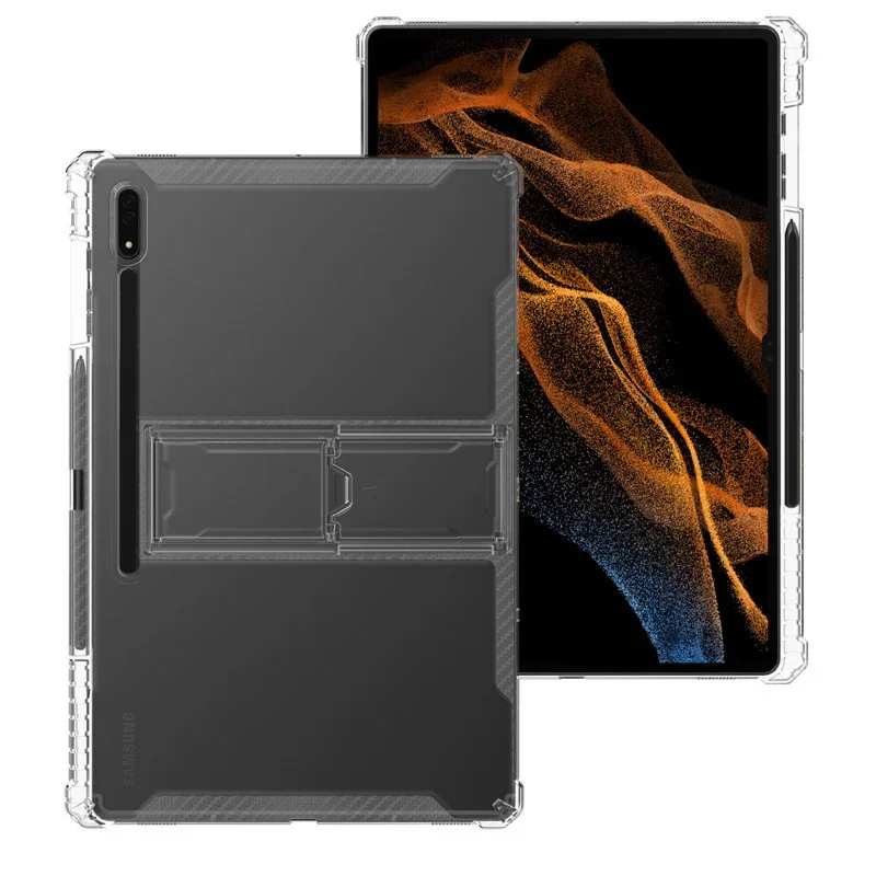 TPU Clear Stand Case for Samsung Galaxy Tab S11 2025 S10 Lite S9 FE 10.9 S8 S7 11