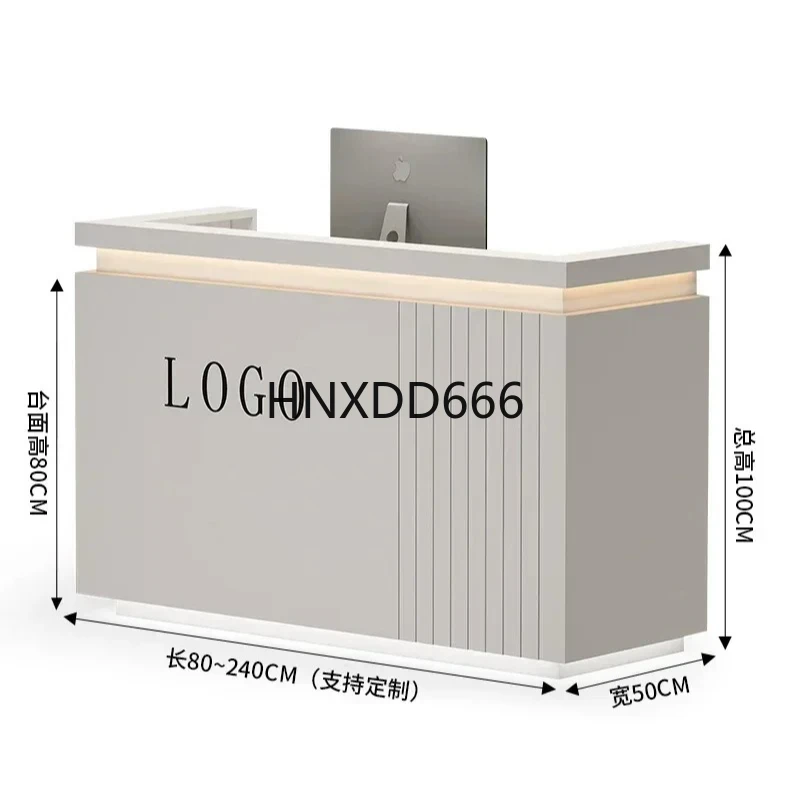 

Стойка для помощи, стойка регистрации, ресторанная передняя часть, минималистичная мебель, эстетическая сегментация, длинный супермаркет, парикмахерская