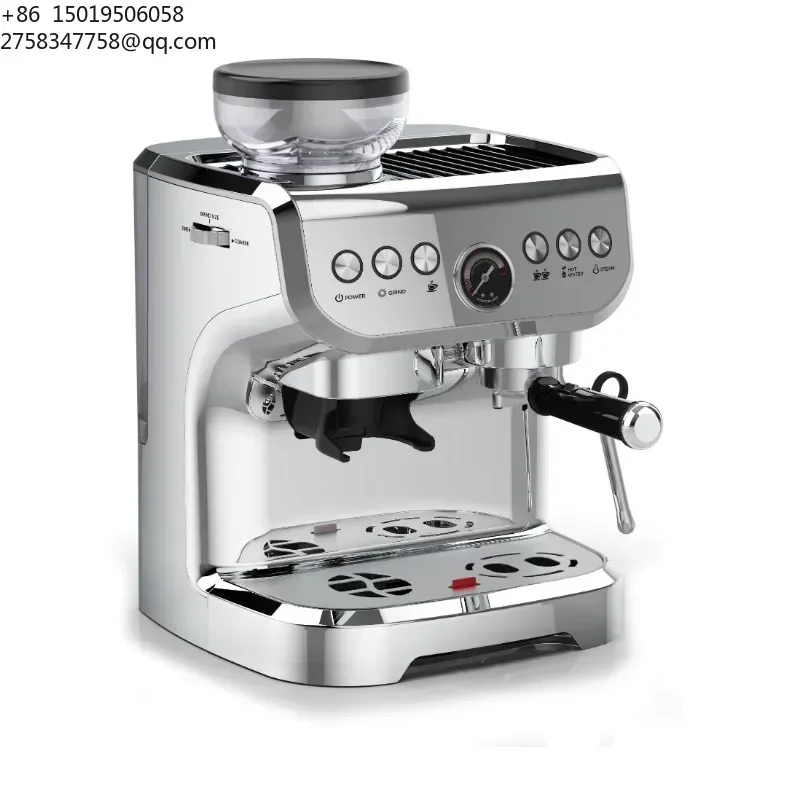 15 bar Commercial Specialty Copper Boiler Automatic Espresso Commercial Double Serve Cappuccino Coffee Machine with Froth