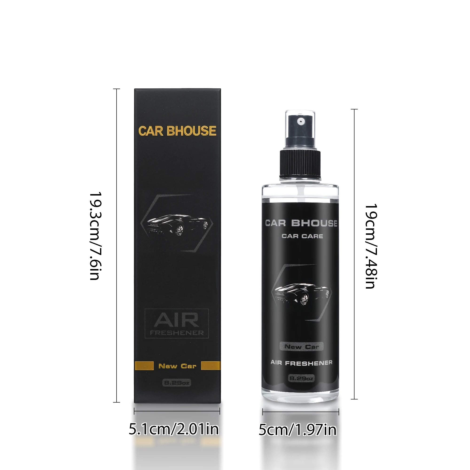 bloem fruit geur auto geur spray, 8.29oz/245ml grote capaciteit, langdurige geur, geschikt voor auto, thuis, hotel, cadeau - afbeelding 2