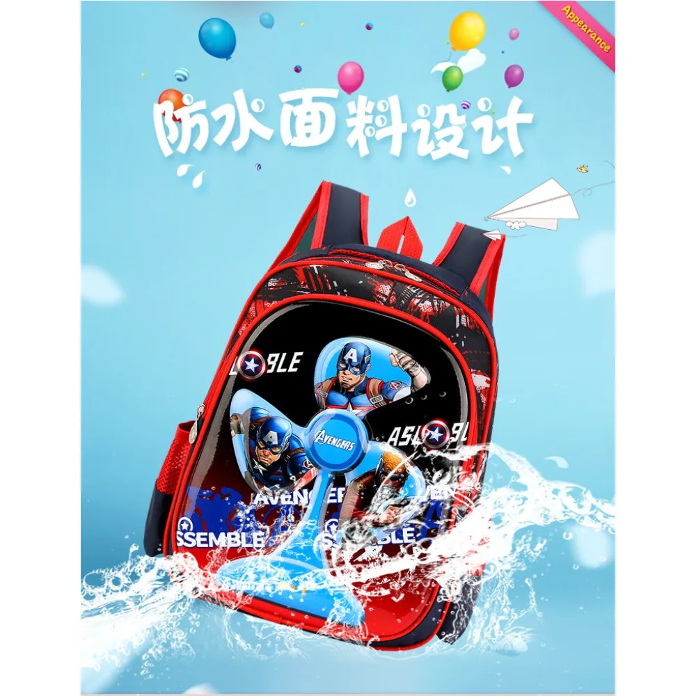 Disney Children 3D Hard Shell Backpacks Fashion Trend Cartoon Pattern Comfortable Practical Large Capacity Student Backpack Bag