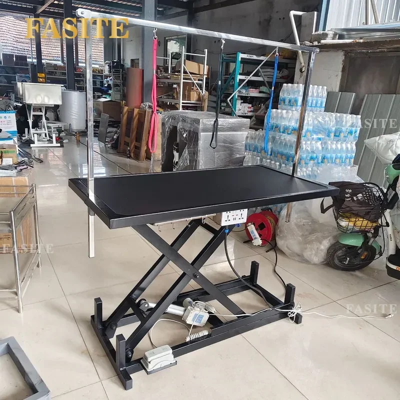 For Pet Grooming Table Electric Lifting Folding Beauty Desk for Medium Large Dog Trimming Blow Drying Stand Adjustable Height