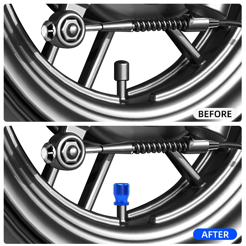 Car Wheel Tire Valve Caps Tyre Stem Covers Airdust Waterproof For KIA EV6 Car Accessories
