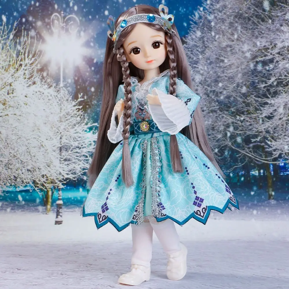 

Древнее платье, кукла с одеждой, кукла BJD, 3D глаза, наряд со съемными суставами, кукла со съемными суставами, 30 см, подарок на день рождения