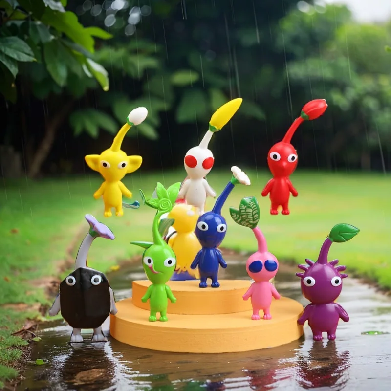 Image of Neues Produkt: 8 Pikmin-Figuren, Spielzubehör und Figuren-Ornamente von der Marke PurplePikminPlush