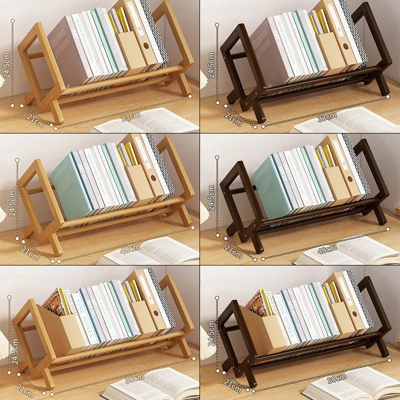 Desktop Bookshelf Magazine Rack Office Documents Books Storage Shelf Students Economy Stand Utility Organizer Shelves Desk Acces