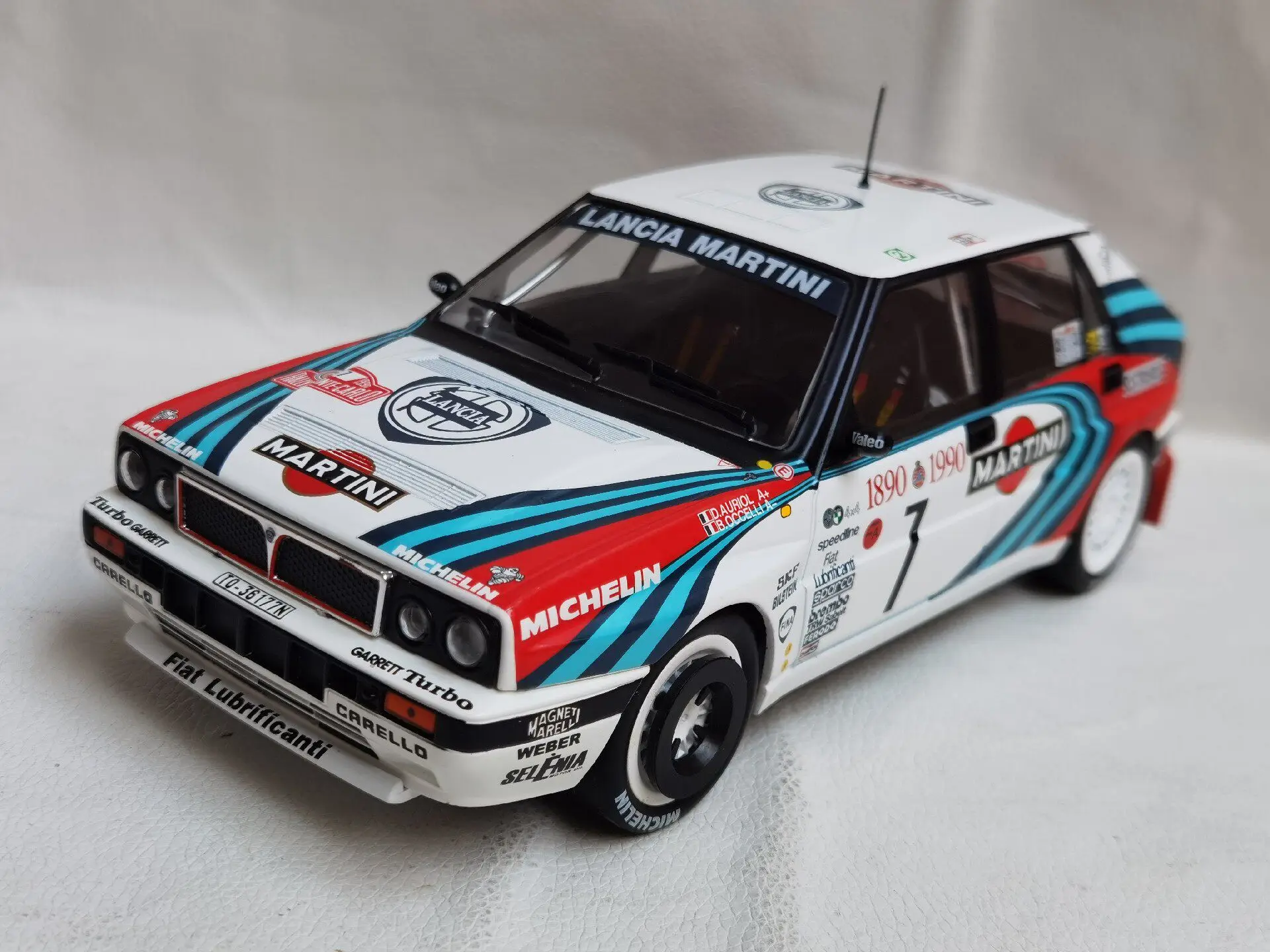 Diecast IXO 1/18 Scale LANCIA DELTA IntegraLE 16V # 7 1990 Racing F5F2G5F8 Alloy Car Model