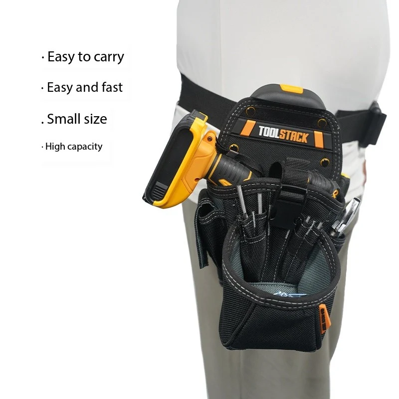 TOOLSTACK المدمجة الحفر الحافظة حقيبة العمل عالية الجودة الحفر الحافظة حفار كهربائي حقيبة المفك الحقيبة الشريط حقيبة أداة حقيبة التخزين #5