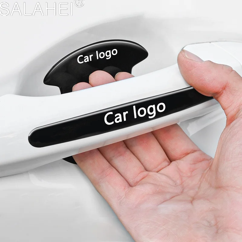 Car Door Handle Bowl Protective Stickers Anti-collision For Geely Imperial Star Zone PREFACE Coolray Emgrand GT Benry NEW VISION