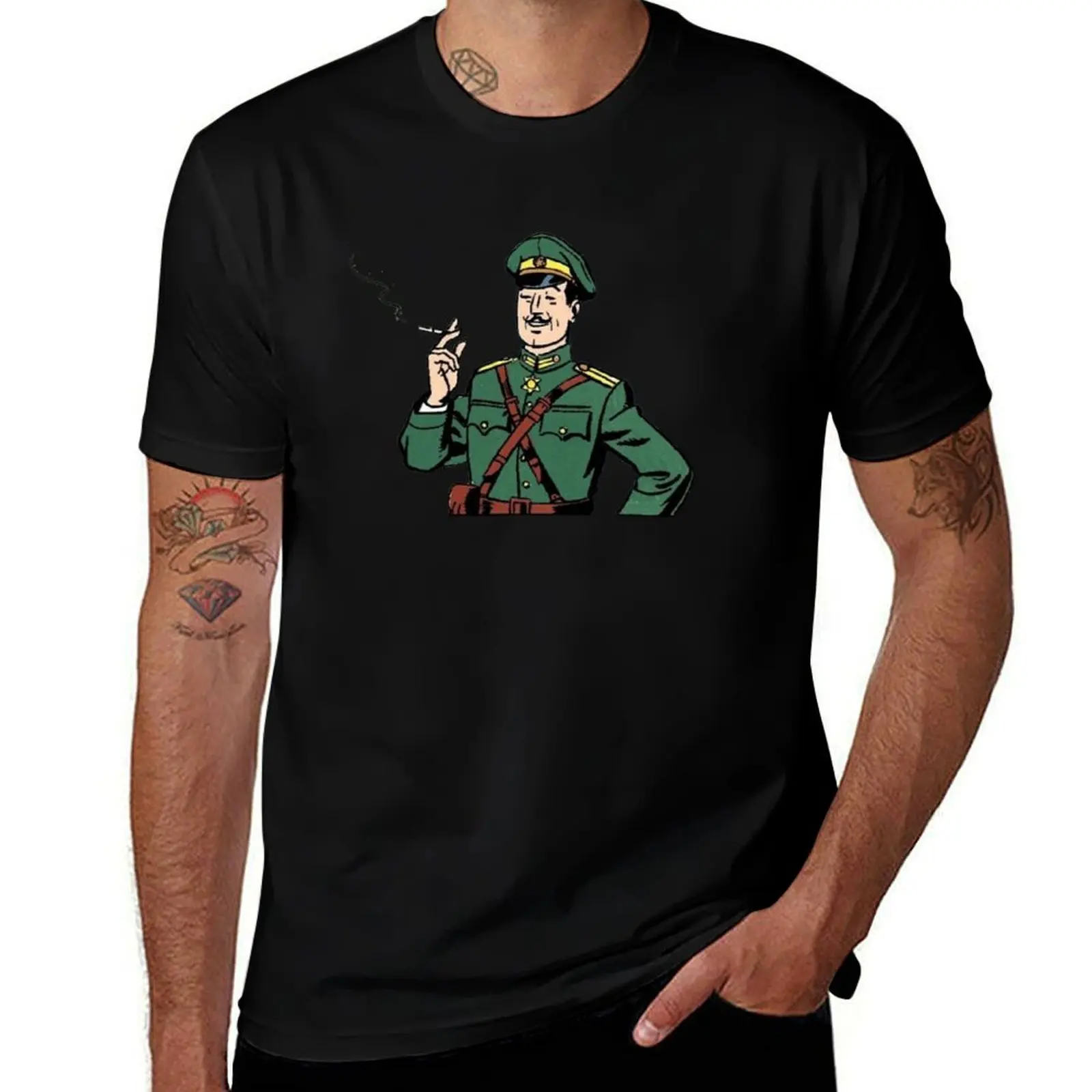 Colonel Olrik (from The Strange Encounter (L'?trange Rendez-Vous)) T-Shirt Holiday Vacation Tee Shirt