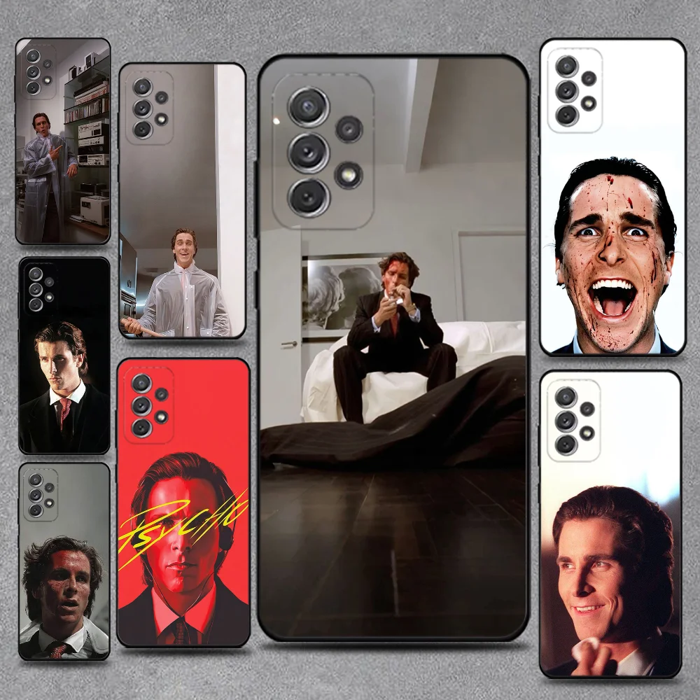 

P-Patrick P-Psycho Batemans Phone Case For Samsung S25,S24,S21,S22,S23,S30,Ultra,S20,Plus,Fe,Lite,Note,10,9,5G Black Cover
