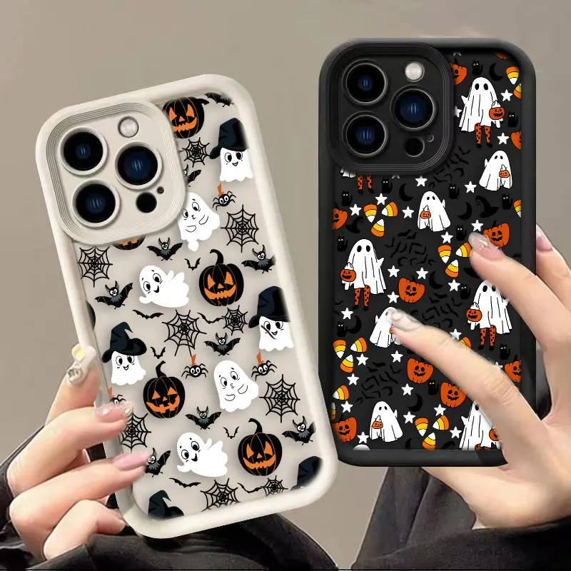 Cartoon Halloween Pattern Cover Phone Case For Xiaomi 17 17T 15 15T 14 14T PRO MAX 11 12 12T 13 LITE 5GNE Coque Capa Shell Funda