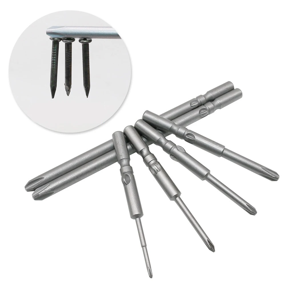 1PCS 6mm 마그네틱 스크루 드라이버 드릴 비트 PH00 PH0 PH1 전기/핸드 드릴 용 802 전기 크로스 스크루 드라이버 비트