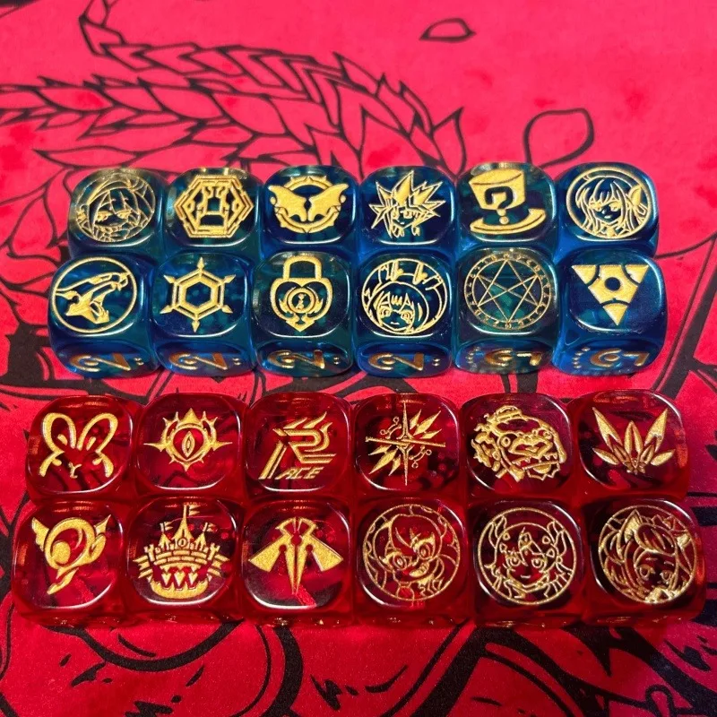 

Ю-Ги-О! Тема «Кибер» ​ ​ Игровые кубики Dragon Plastic Engraving Game Indicator Dice Ice Barrier Ash Blossom Joyous Spring для настольных игр, игрушка