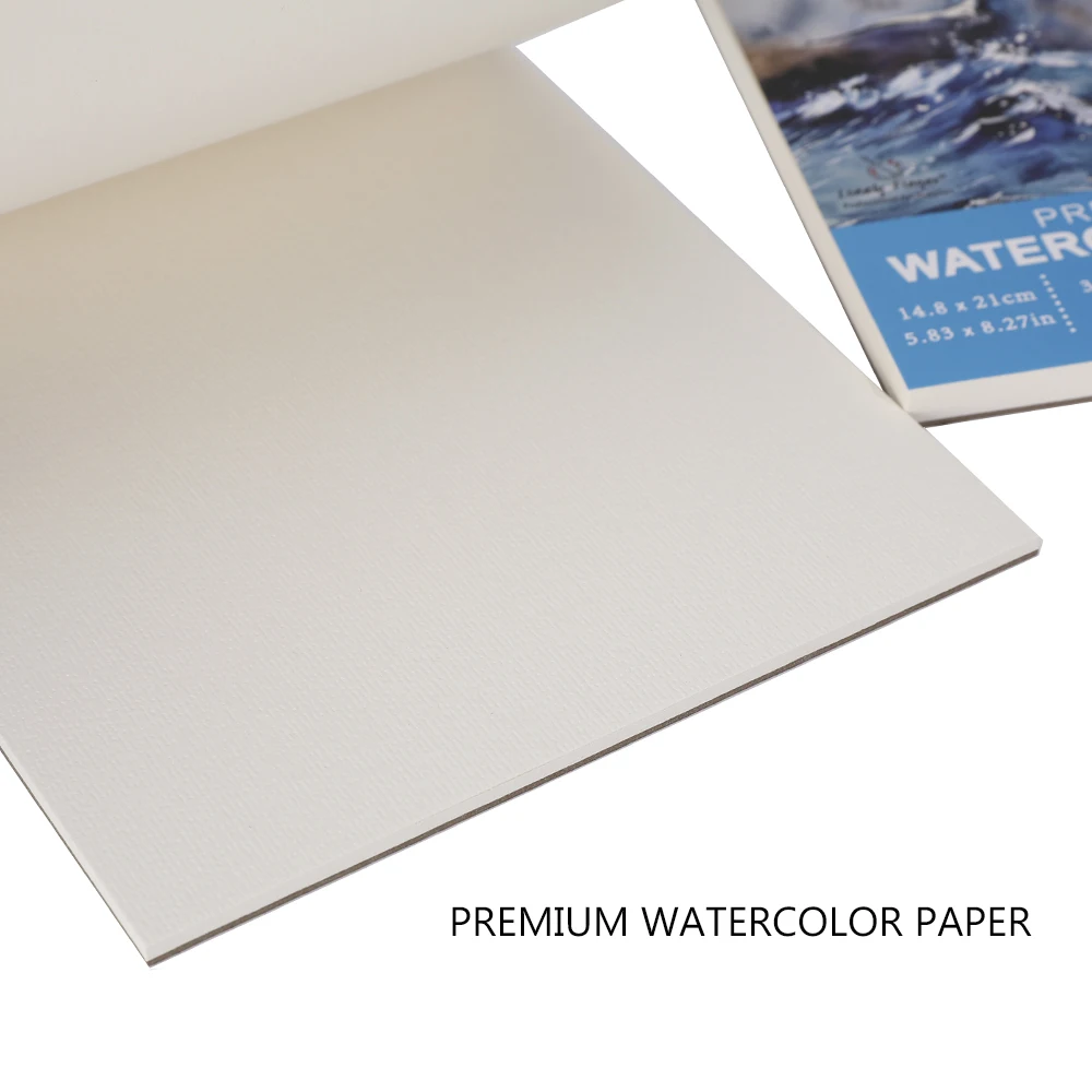 A3/A4/A5 Watercolor Pad, 140lb/300gsm, 20 Sheets | Cold-Pressed, Acid-Free, Artist Paper for Adults and Students - Painting, Gou