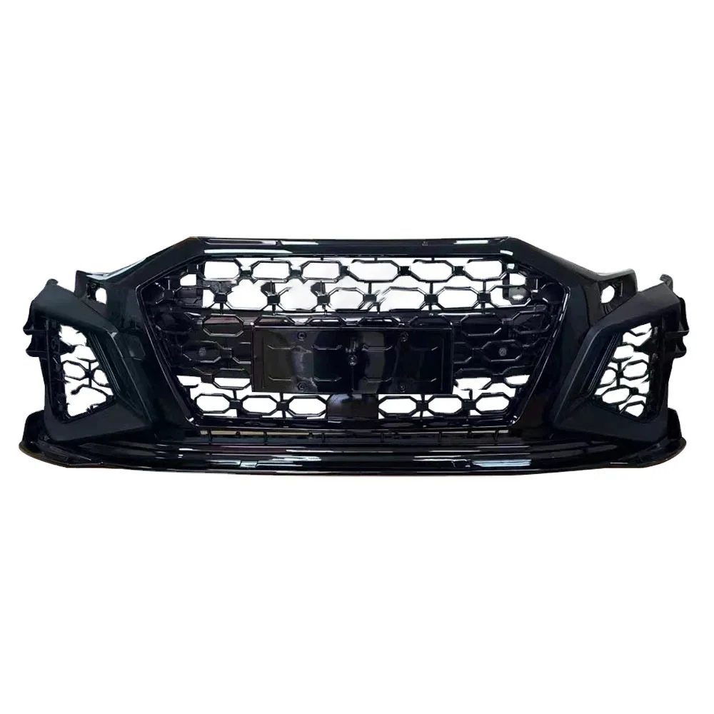 

Car Bodikits Accessories Body Kit for Audis A3 S3 Front Bumper With Grill Radiator Mesh PP Material Front Lip 2020 2021 2022