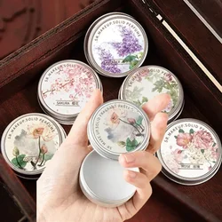 Heallor Chinese Style Solid Perfume Mild Long Lasting Solid Balm Body Portable Antiperspirant Fragrance for Women Pocket Perfume