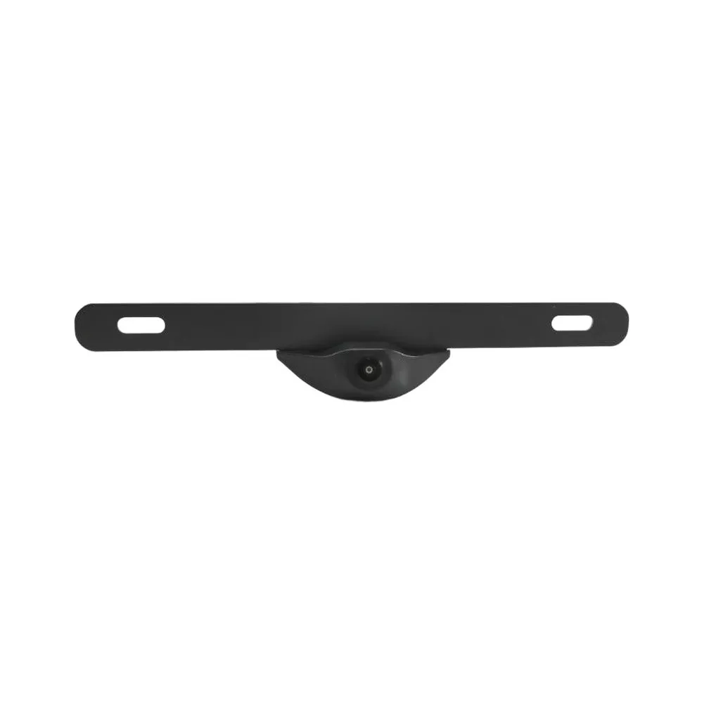 Front View License Plate Camera Module Black ABS 12V Power For AHD For CVBS Switchable Signal Output for Automotive Systems