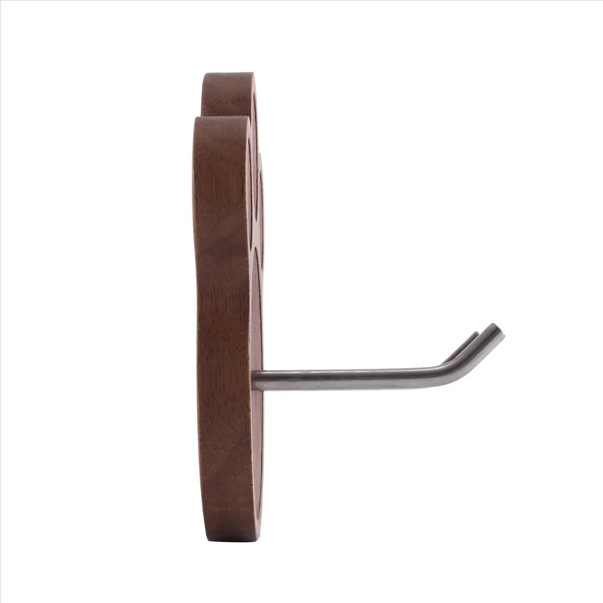 RANA Lovely Bear Shape Espresso Portafilter Wall Rack with 2 Stainless Steel Hooks Suitable for 51/54/58mm Portafilter