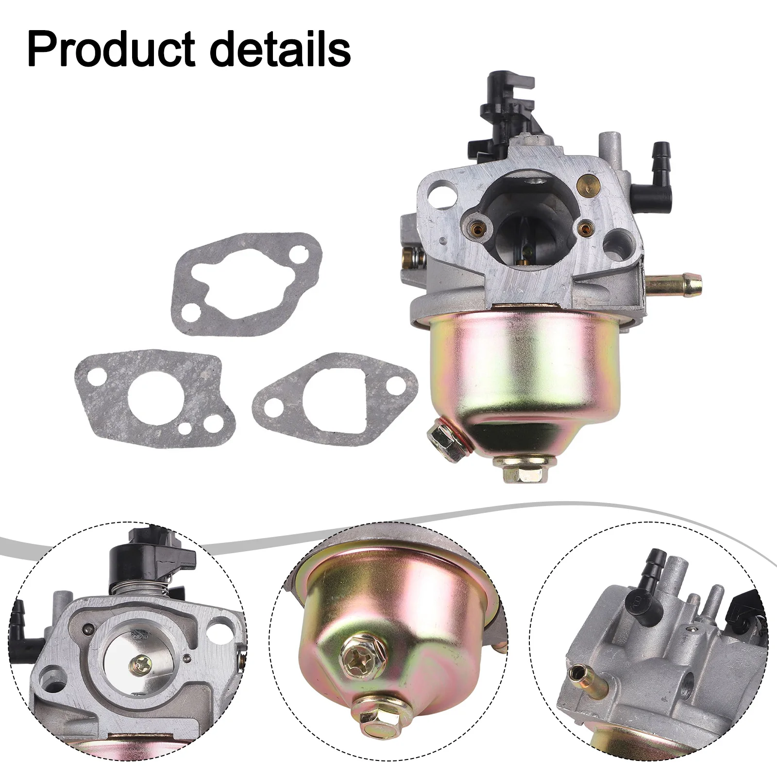 As Shown Petrol Lawn Mower Carburetor DB8621PR Carburetor Improved Engine Performance Metal Material Reliable Power