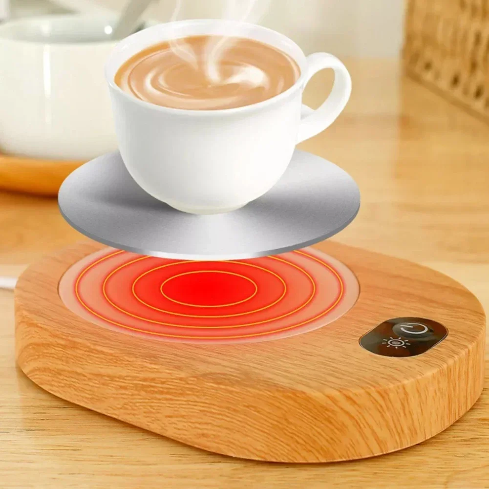 Heating Coaster Warmer Smart Electric Milk Coffee Tea Mug Cup Heater Mat Pad USB With A Built-in Heating Element Can Quickly