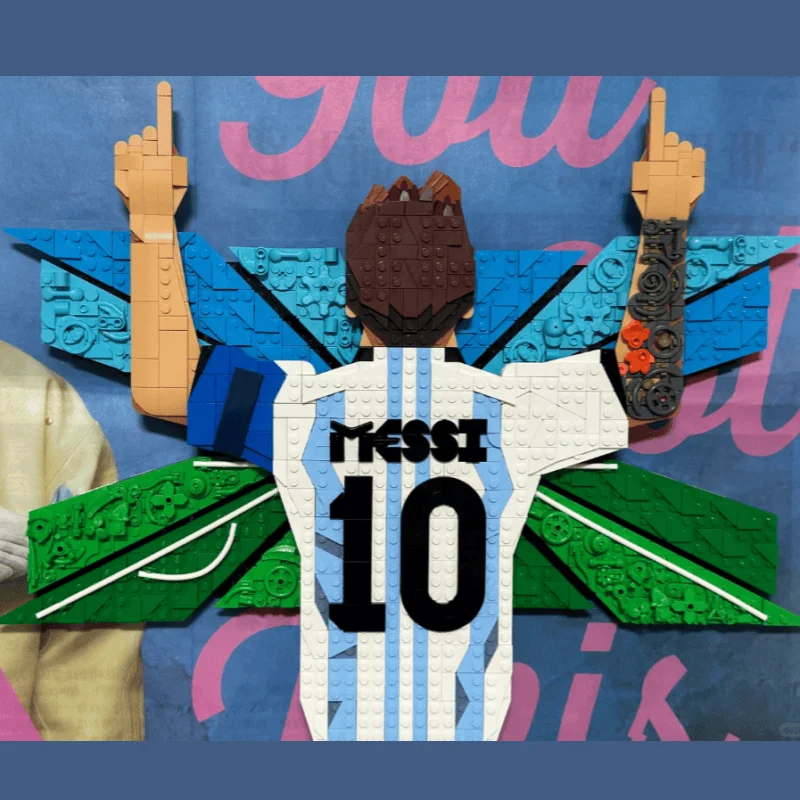 2026 Super popular Football Match Series Celebration Moment building blocks 1427 pcs Suitable for birthday gifts and decorative