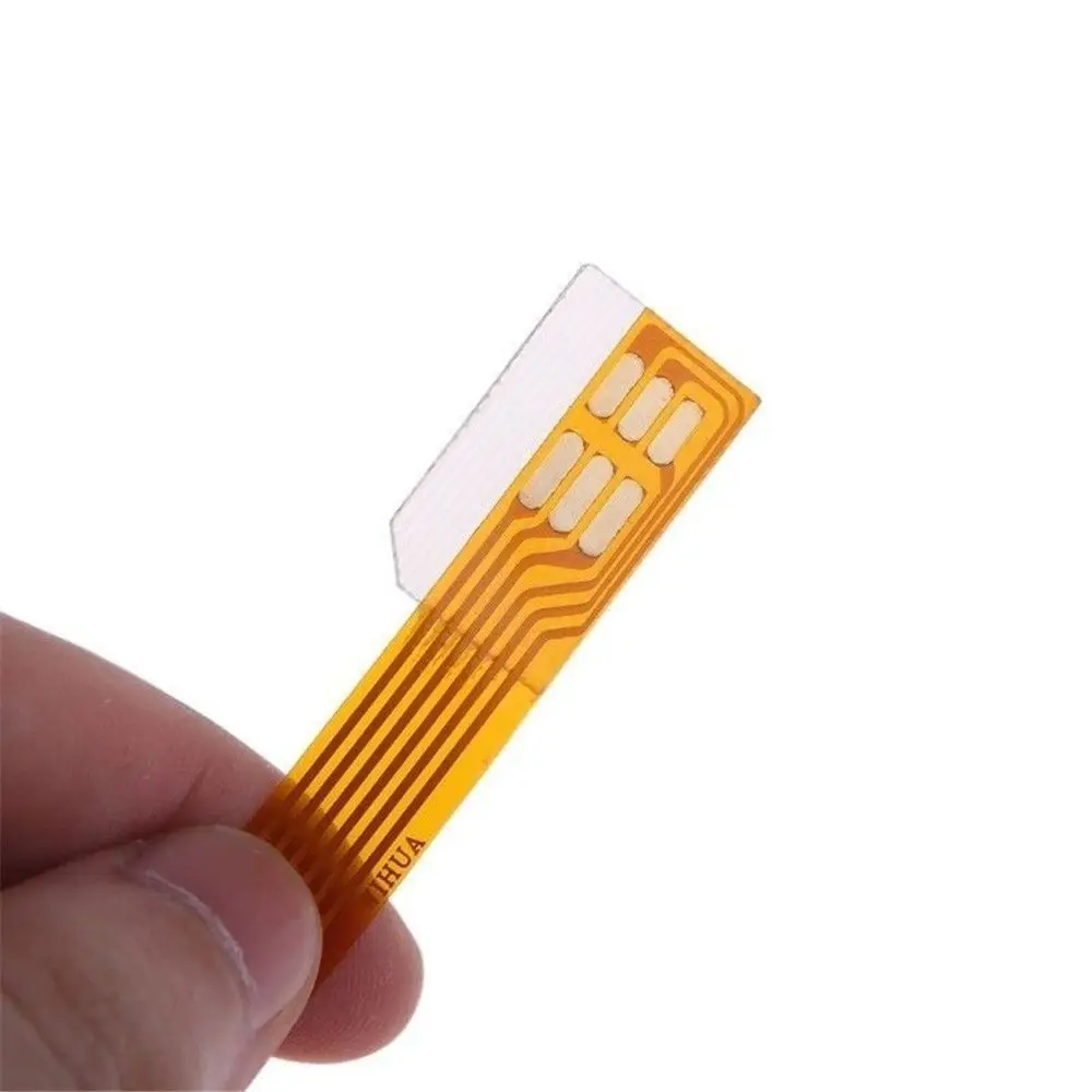 Transparent for Mobile Phones Sim Card Durable Converter SIM Card Open Device Big To Small SIM Card Adapter