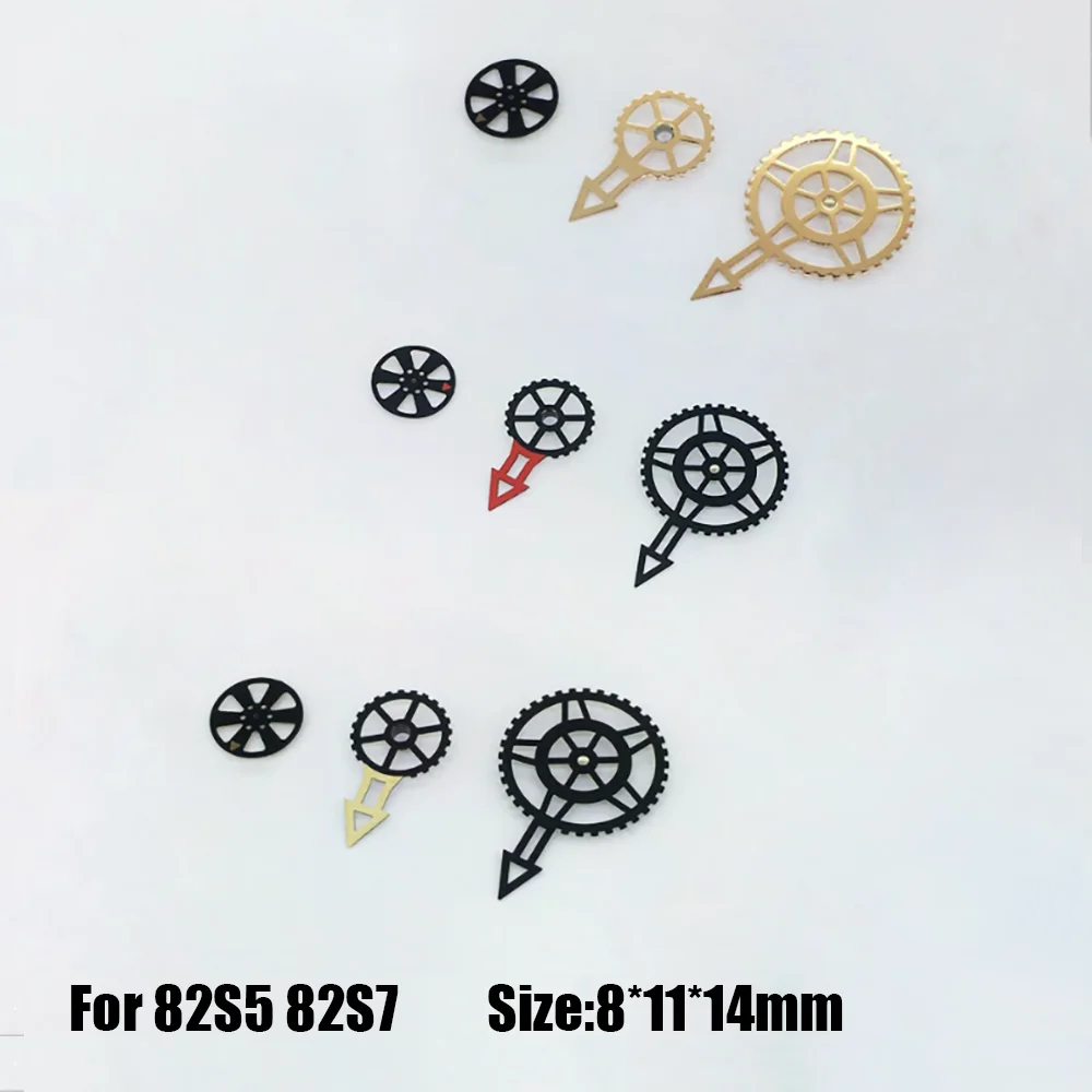 

Аксессуары для часов, стрелки, трехконтактный указатель для часов, подходит для механизмов 82S5 82S7, 8*11*14 мм